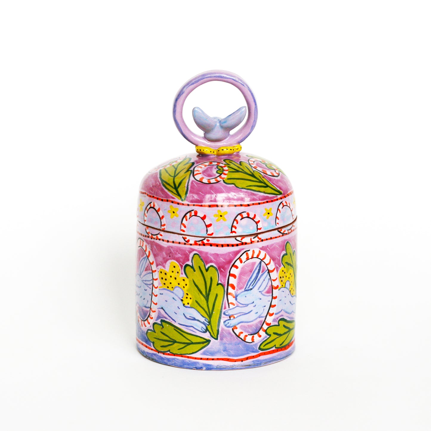 Rabbits Jump Through Hoops- Cookie Jar
