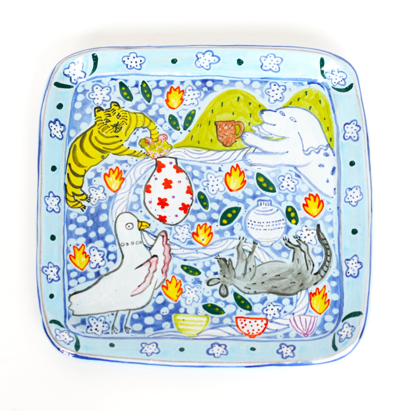 All My Friends Make Ceramics- Sandwich Plate