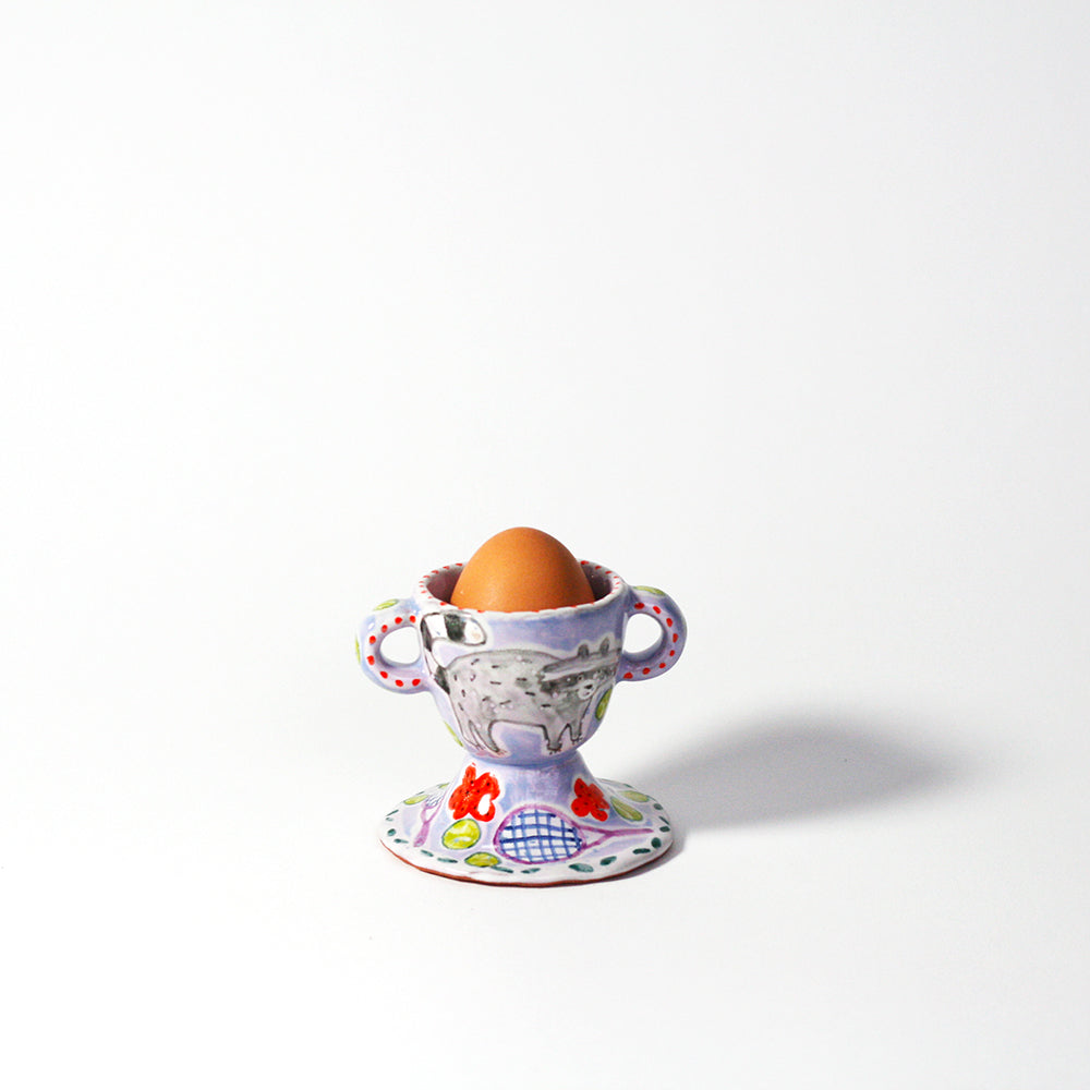 Racket Racoon- Egg Cup