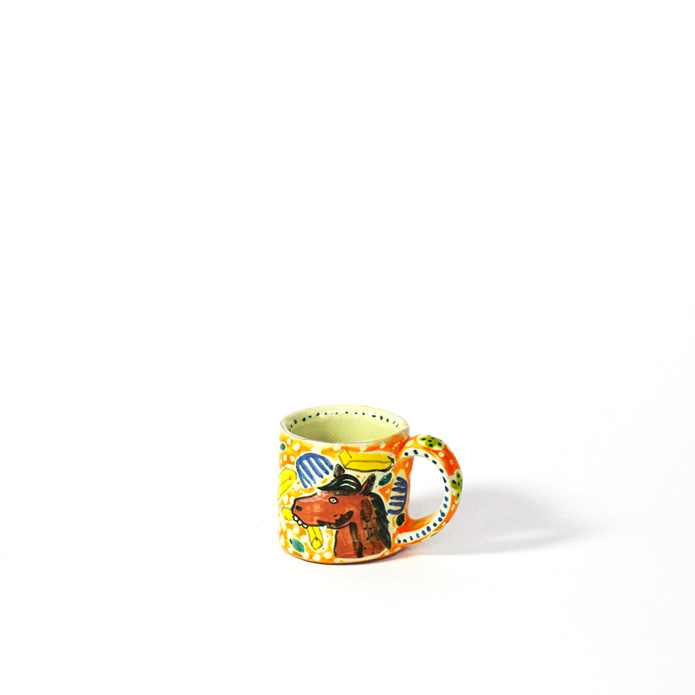 Comb Butter Horse- Espresso Cup