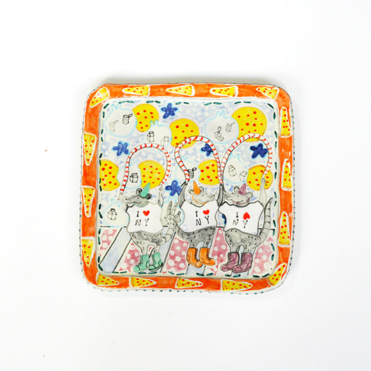 Jumping Rope Rats- Sandwich Plate