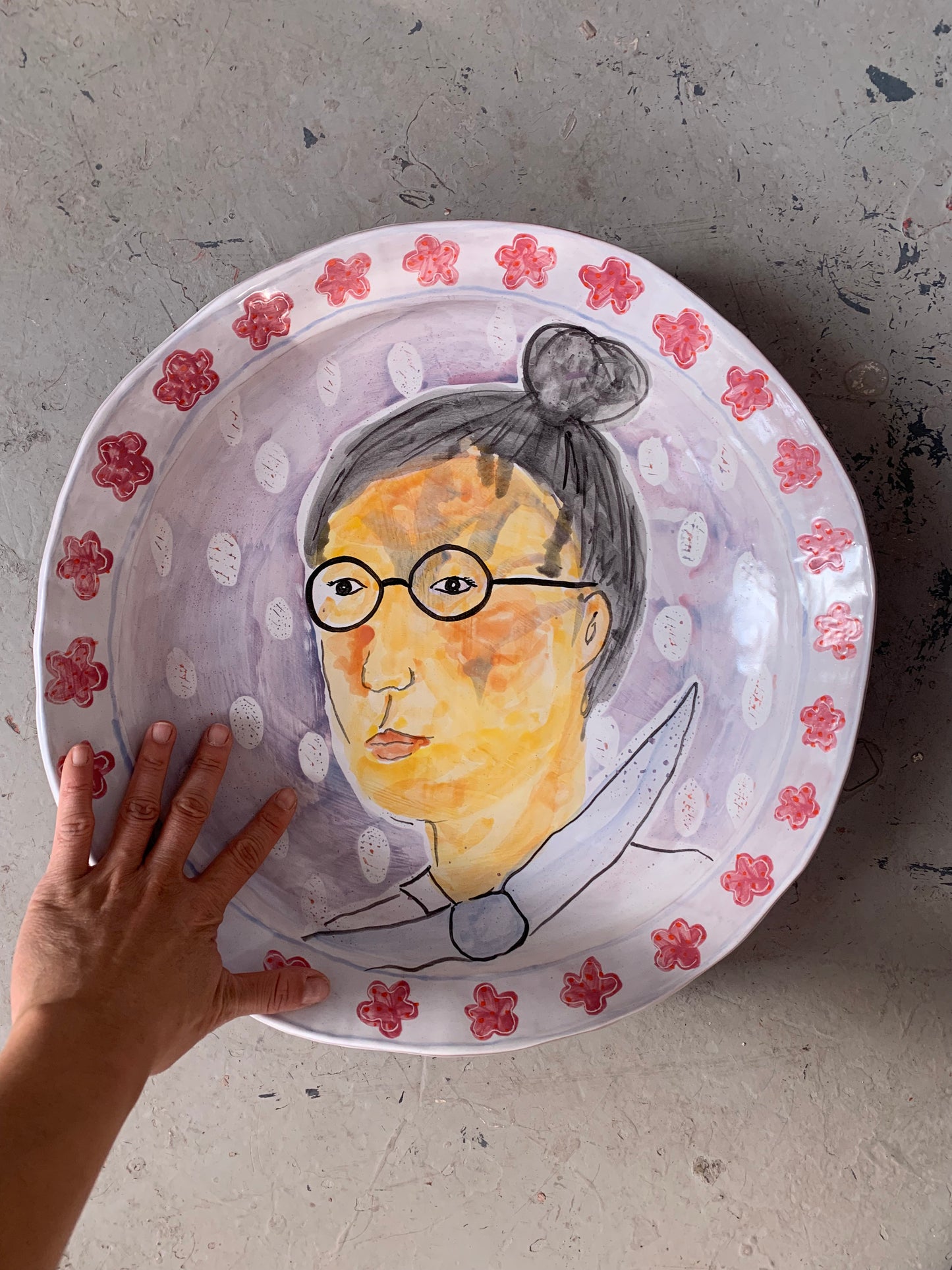 Self-Portrait- X-LARGE Serving Platter (DEMO)